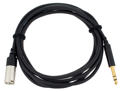 Câble XLR mâle / Jack 3 m — velcro vert